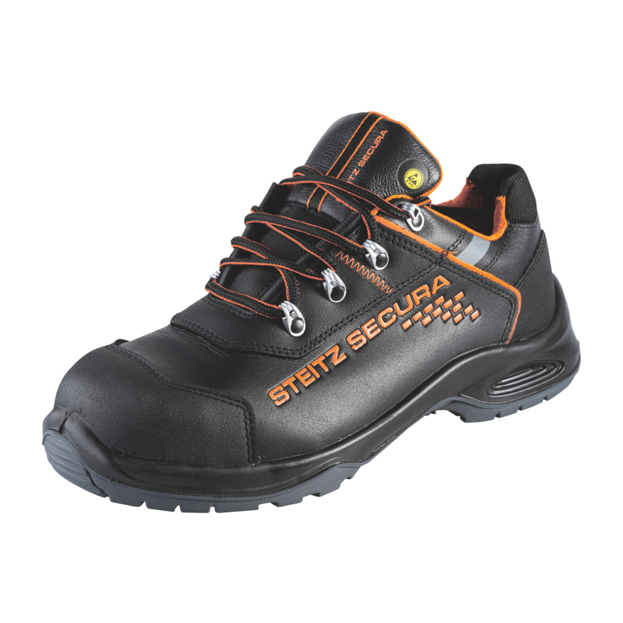 Steitz SECURA Halbschuh schwarz/orange VX 7500 PERB, S3 NB, EU-Schuhgröße: 39