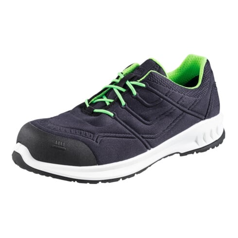 STEITZ SECURA Laag model schoen blauw/lime CP 4380 ESD, S2 NB, EU-schoenmaat: 42