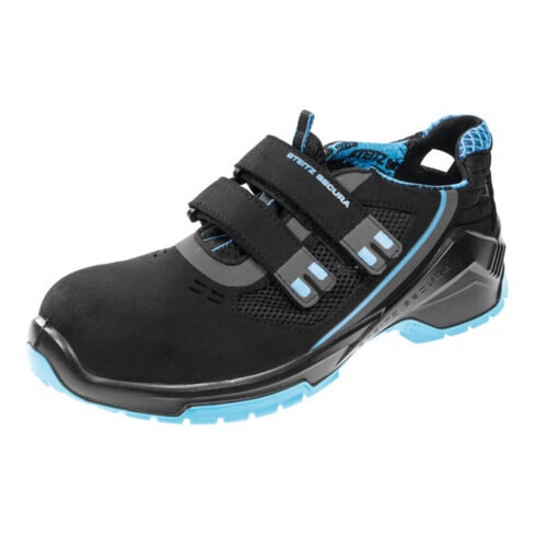 Steitz SECURA Sandale schwarz/blau VD PRO 1000 ESD, S1 NB, EU-Schuhgröße: 37