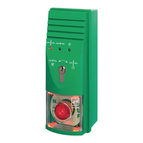 Steuerterminal m.integrierter Stromversorgung signalgrün RAL 6032 ASSA ABLOY