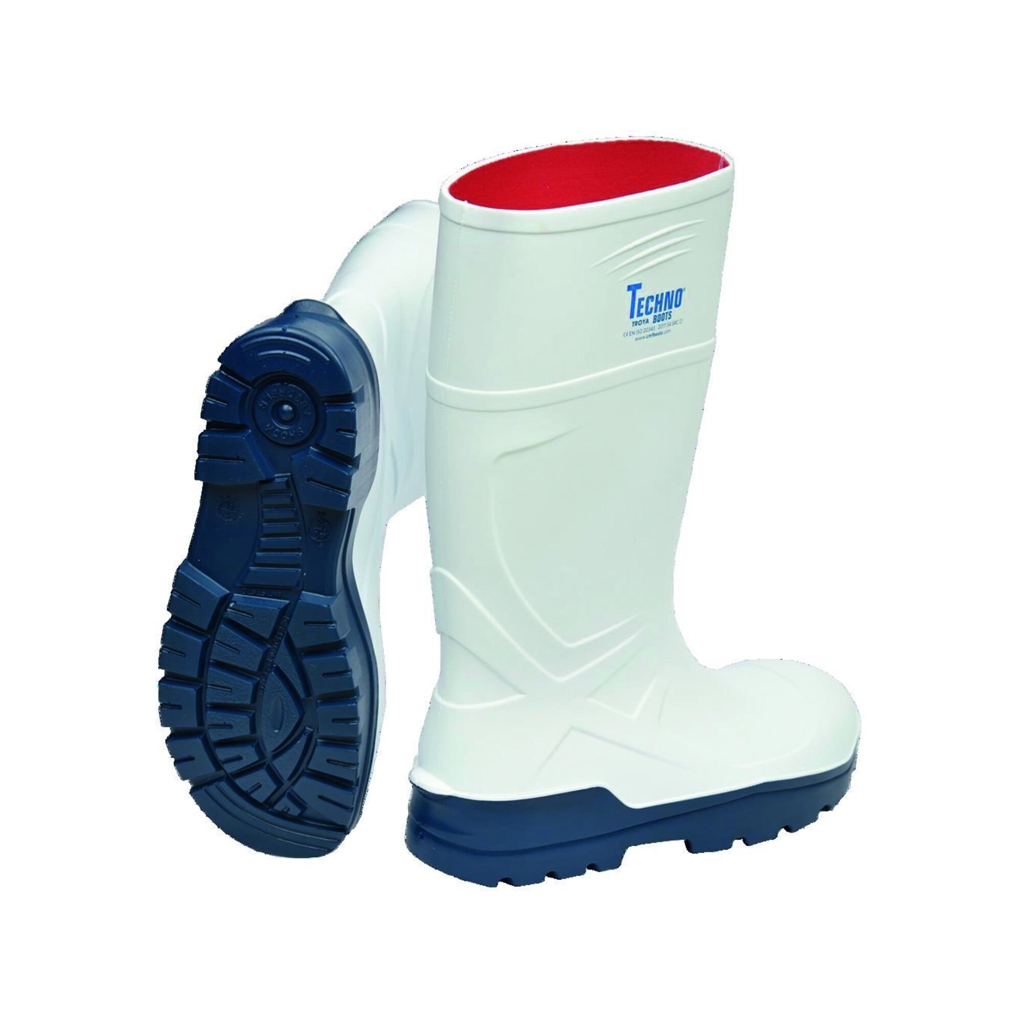 Stiefel 35484 VITAN PU, S4, weiß Gr. 39 TECHNO BOOTS