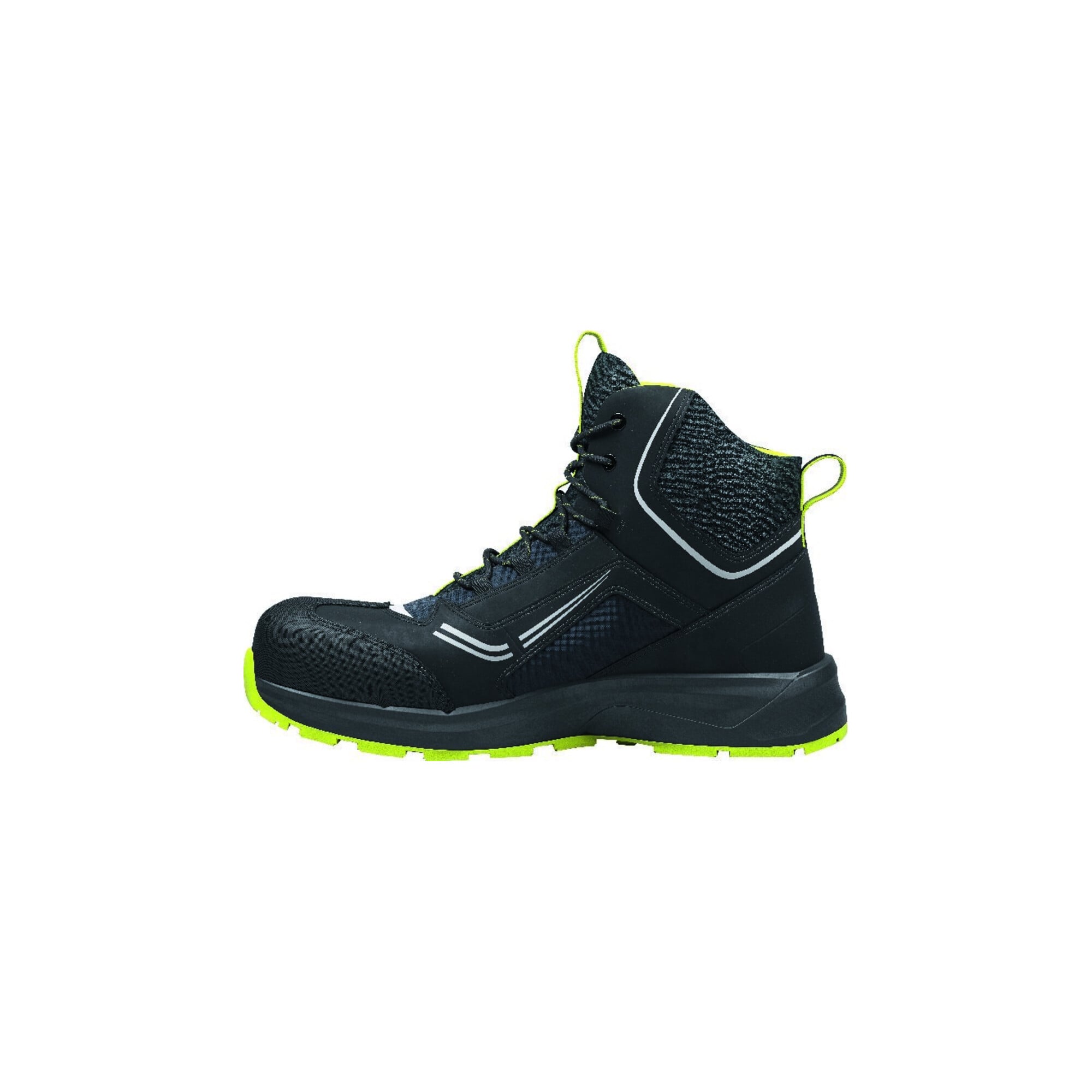 Stiefel SG ADAPT MID Schwarz/Lime, S3L ESD Gr: 47 SOLID GEAR ; Hultafors