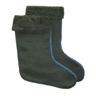 Stiefeleinsatz Faserpelz / Polyester Gr. 43/44