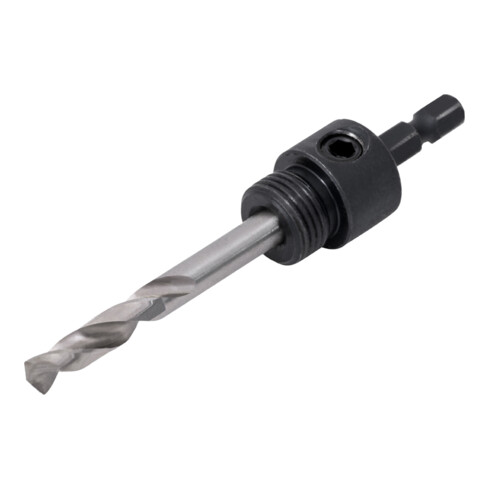 STIER 1/4" HEX-adapter 5/8" 18 UNF voor gatzagen 32-60 mm incl. inbussleutel