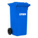 STIER 2-Rad-Müllgroßbehälter 120 l blau BxTxH 475x550x930 mm-4