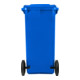 STIER 2-Rad-Müllgroßbehälter 120 l blau BxTxH 475x550x930 mm-4