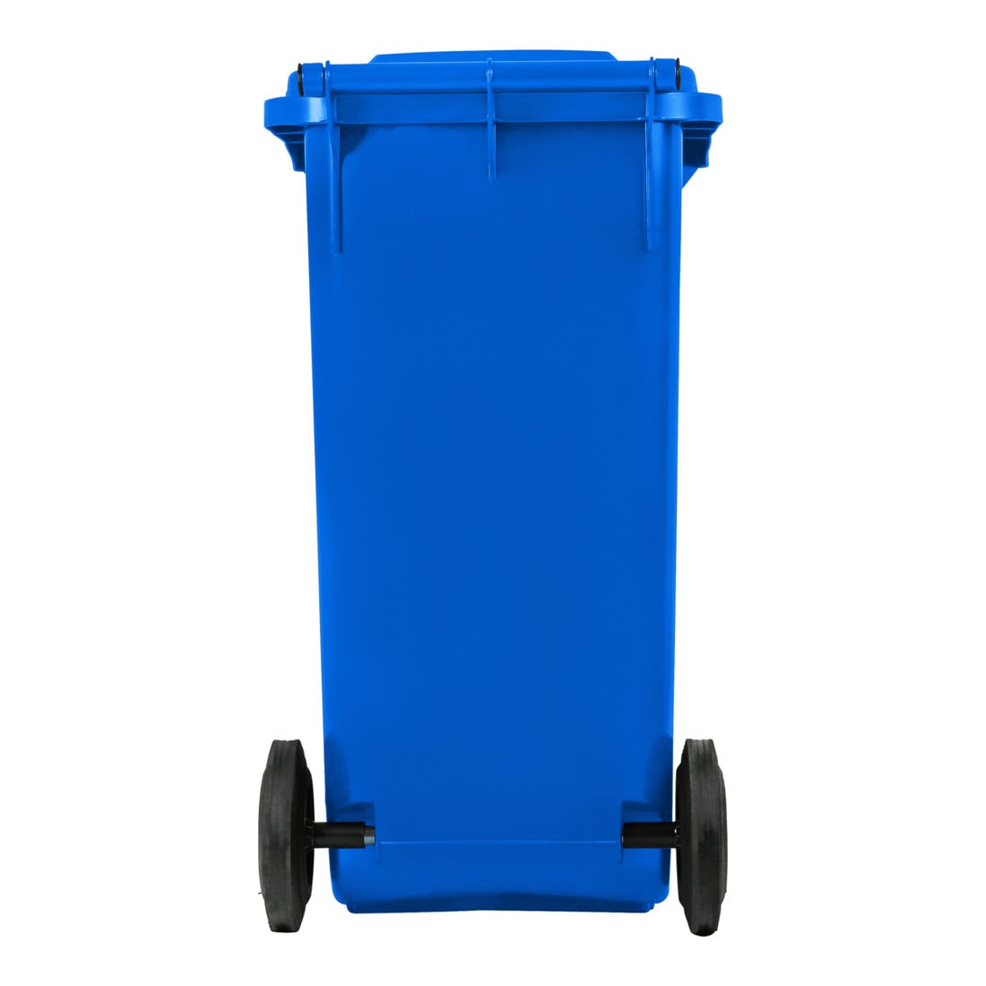 STIER 2-Rad-Müllgroßbehälter 120 l blau BxTxH 475x550x930 mm