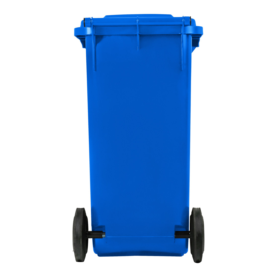 STIER 2-Rad-Müllgroßbehälter 120 l blau BxTxH 475x550x930 mm