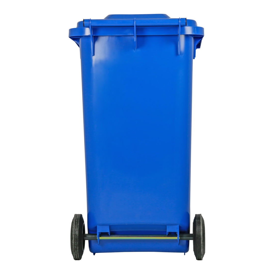 STIER 2-Rad-Müllgroßbehälter 240 l blau BxTxH 576x720x1067 mm