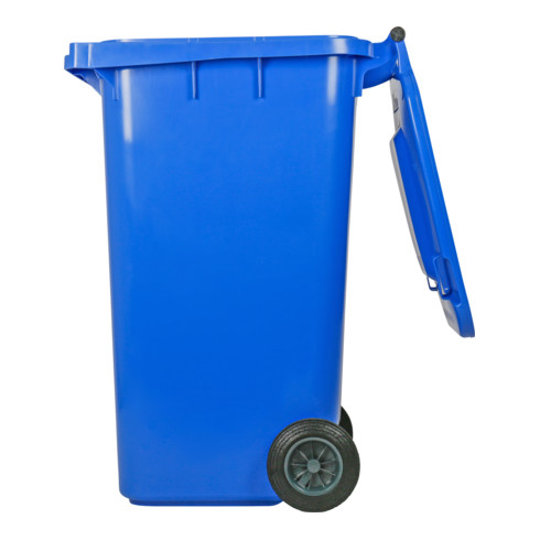 STIER 2-Rad-Müllgroßbehälter 240 l blau BxTxH 576x720x1067 mm