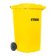 STIER 2-Rad-Müllgroßbehälter 240 l gelb BxTxH 576x720x1067 mm-2