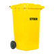 STIER 2-Rad-Müllgroßbehälter 240 l gelb BxTxH 576x720x1067 mm-4