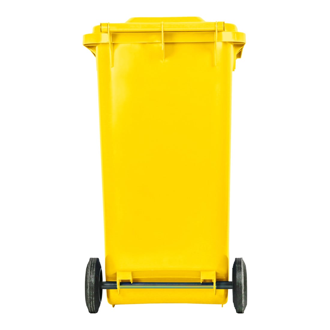 STIER 2-Rad-Müllgroßbehälter 240 l gelb BxTxH 576x720x1067 mm