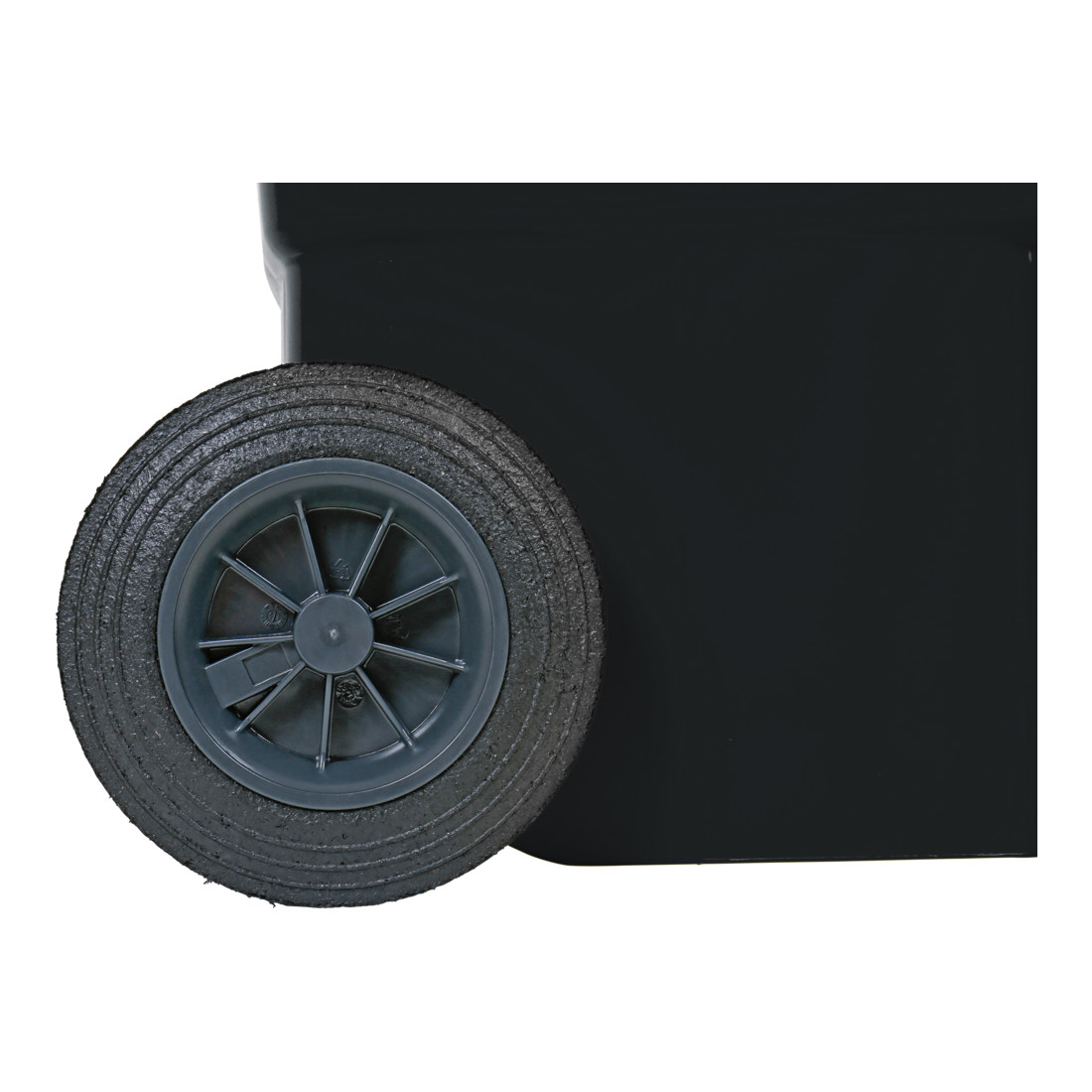 STIER 2-Rad-Müllgroßbehälter 240 l grau/blau BxTxH 576x720x1067 mm