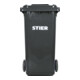 STIER 2-Rad-Müllgroßbehälter 240 l grau BxTxH 576x720x1067 mm-2