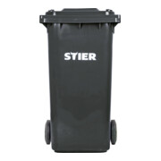 STIER 2-Rad-Müllgroßbehälter 240 l grau BxTxH 576x720x1067 mm-4