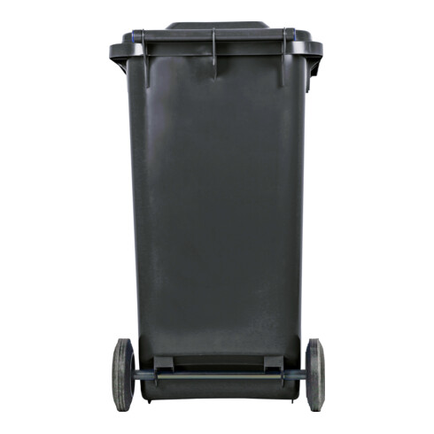 STIER 2-Rad-Müllgroßbehälter 240 l grau BxTxH 576x720x1067 mm