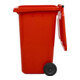 STIER 2-Rad-Müllgroßbehälter 240 l rot BxTxH 576x720x1067 mm-5