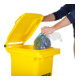 STIER 2-Rad-Müllgroßbehälter 80 l gelb BxTxH 445x520x939 mm-5