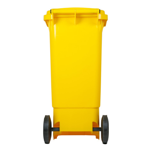 STIER 2-Rad-Müllgroßbehälter 80 l gelb BxTxH 445x520x939 mm