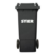 STIER 2-Rad-Müllgroßbehälter 80 l grau BxTxH 445x520x939 mm-2