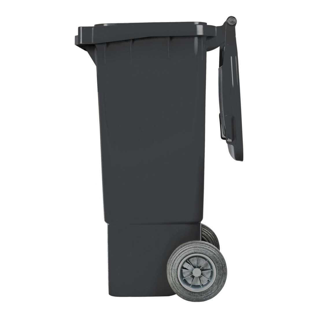 STIER 2-Rad-Müllgroßbehälter 80 l grau BxTxH 445x520x939 mm