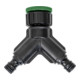 STIER 2-wegventiel/verdeler Premium 33,3 mm G1 inch en 26,5 mm G3/4 inch