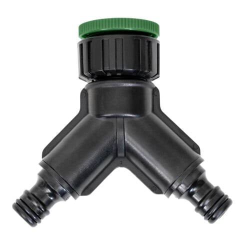 STIER 2-wegventiel/verdeler Premium 33,3 mm G1 inch en 26,5 mm G3/4 inch