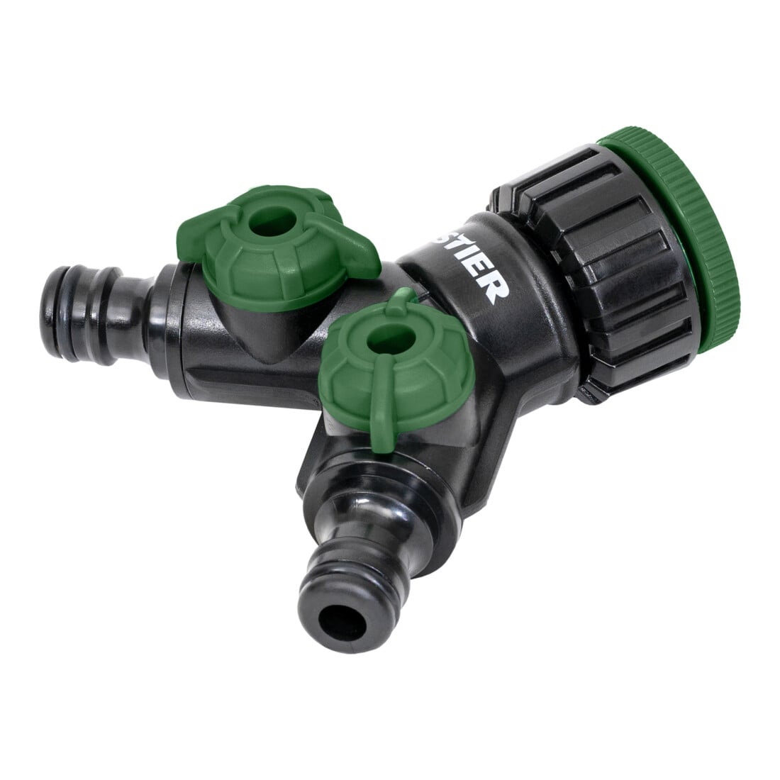STIER 2-wegventiel/verdeler Premium 33,3 mm G1 inch en 26,5 mm G3/4 inch