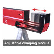 STIER 2x Premium Klapp-Sägebock höhenverstellbar mit Spannmodul 590 kg-2