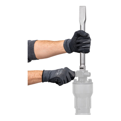 STIER 30 mm SDS-HEX Flachmeißel Spitzmeißel Set 410 mm für Abbruchhammer