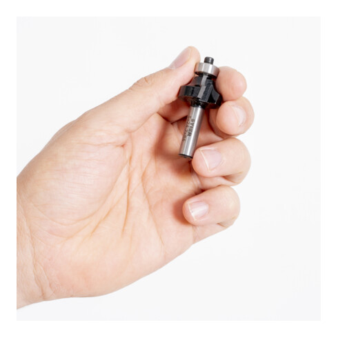 STIER Abrundfräser mit Kugellager HM (HW) Ø 24,7 mm, Radius 6 mm, Schaft- Ø 8 mm