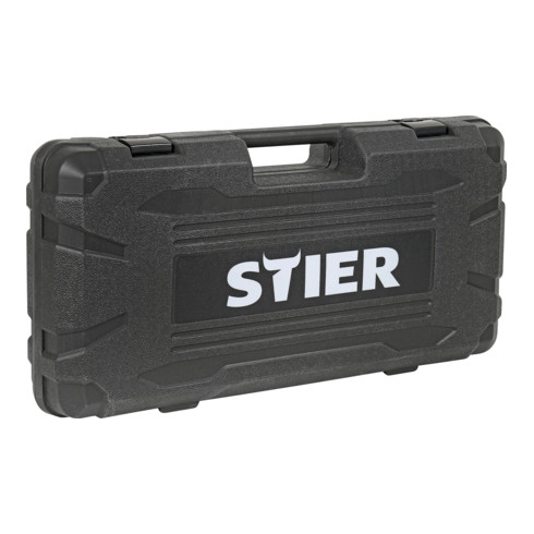 STIER accupatroonpistool Basic+ 3800 N, inclusief 2 x accu 12 V/1,5 Ah + lader+ 400 ml buis