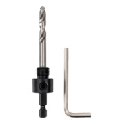 STIER Adattatore 1/4" HEX 1/2" 20 UNF per seghe a tazza 14-32 mm incl. chiave a brugola-1