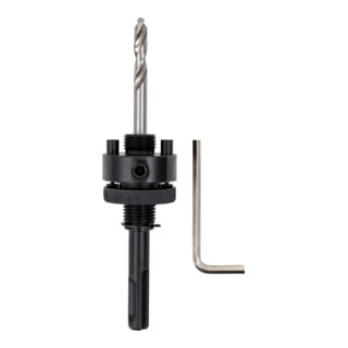 STIER Adattatore SDS Plus 5/8" 18 UNF per seghe a tazza 32-250 mm incl. chiave a brugola