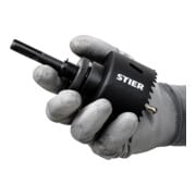STIER Adattatore SDS Plus 5/8" 18 UNF per seghe a tazza 32-250 mm incl. chiave a brugola-5