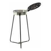 STIER afvalzakhouder zwart voor 120 l volume BxDxH 515x515x935 mm-2