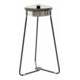 STIER afvalzakhouder zwart voor 120 l volume BxDxH 515x515x935 mm