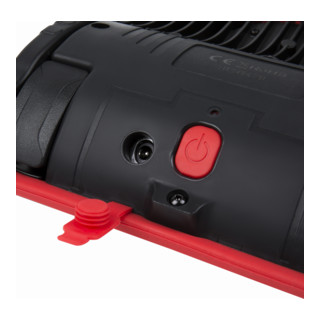 flexibler Standfu/ß inkl 1700 Lumen starker 7800 mAh Akku Arbeitsleuchte Aluminiumgeh/äuse STIER Akku COB LED Baustrahler Netzteil Akku Strahler