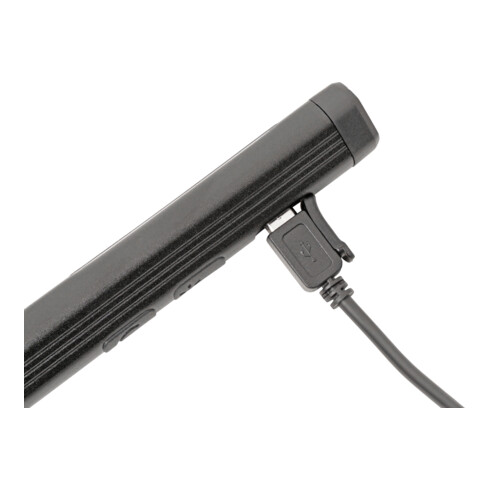 STIER Akku COB LED Stiftleuchte 200 Lumen mit Laserpointer