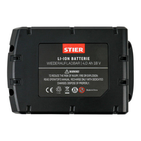 STIER Akku für Milwaukee 4,0 Ah 18 V