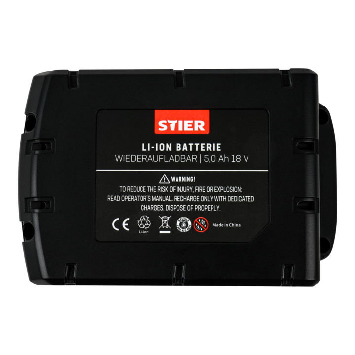 STIER Akku für Milwaukee 5,0 Ah 18 V