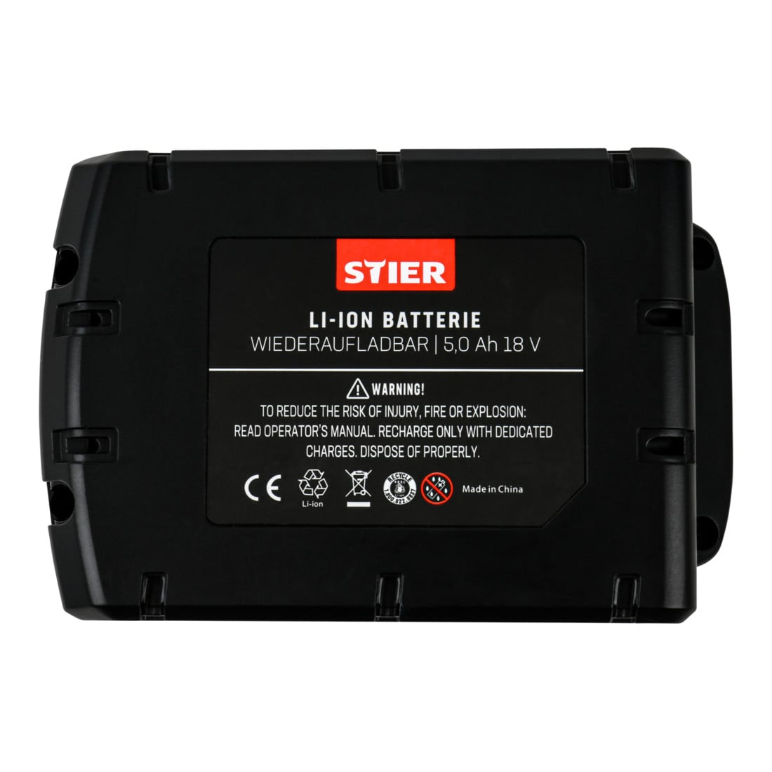 STIER Akku für Milwaukee 5,0 Ah 18 V