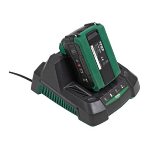 STIER Akku-Heckenschere SHS-54 + 2,5Ah Akku + Schnellladegerät + gratis STIER Sonnenbrille