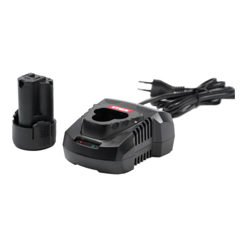 STIER Akku-Kartuschenpistole Basic 4000N, inkl. 2 Akkus + Ladegerät + 400 ml Rohr 