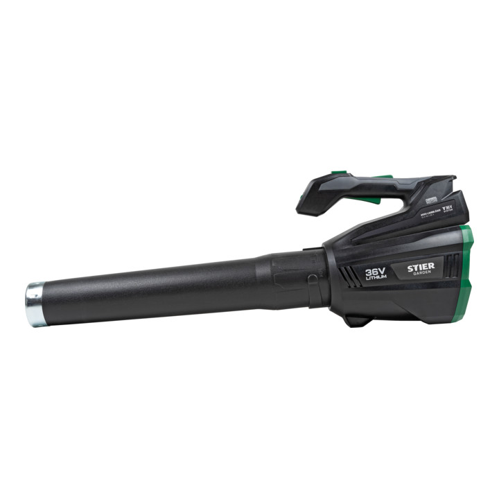 STIER Akku-Laubbläser SLG-92 + Akku 36V 4,0 Ah + Schnellladegerät 36V 3A