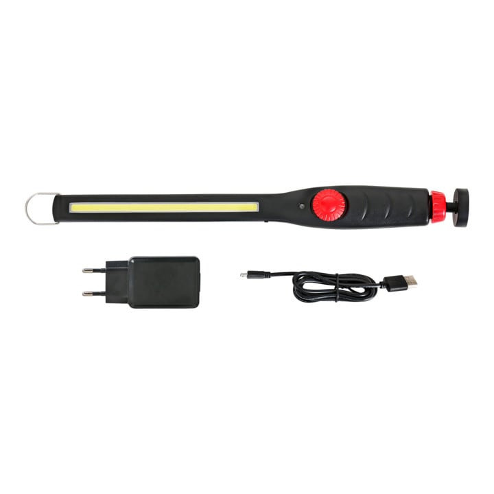 STIER Akku-LED-Arbeits-/Werkstattleuchte 600 Lumen verstellbar mit Magnet