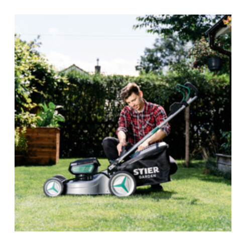 STIER Akku-Rasenmäher SRM-430 36 V Solo