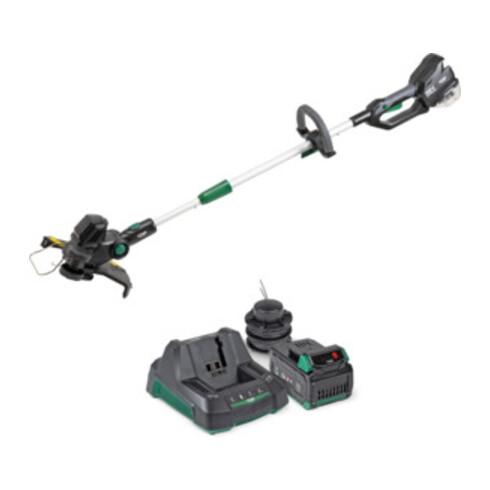 STIER Akku-Rasentrimmer SRT-75 + Akku 36V 2,5 Ah + Schnellladegerät 36V 3A