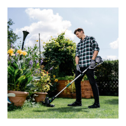 STIER Akku-Rasentrimmer SRT-75 + Akku 36V 2,5 Ah + Schnellladegerät 36V 3A